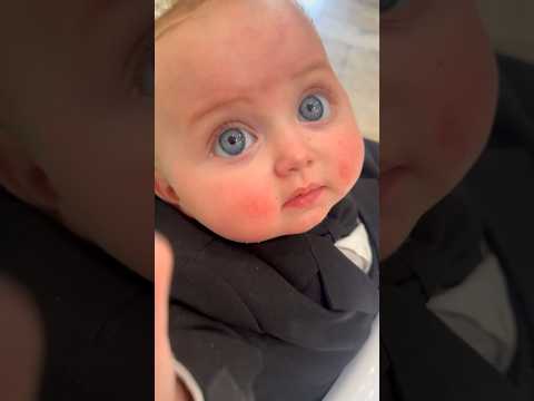 I can never eat a cookie around baby Ares 🍪@babyares  #babyares #bossbaby #baby