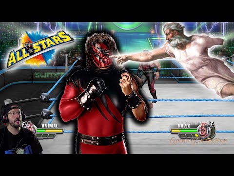 GOD VS EVIL | WWE ALL STARS | WITH SLOW MO COMMENTARY (8K 60FPS AI ENHANCED)