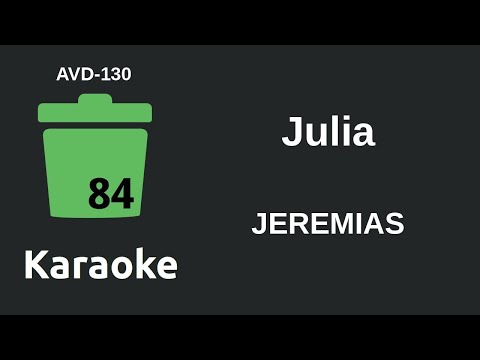 JEREMIAS - Julia (Karaoke) [AVD-130]