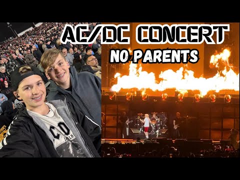 WE WENT TO AN AC/DC CONCERT ALONE!!!
