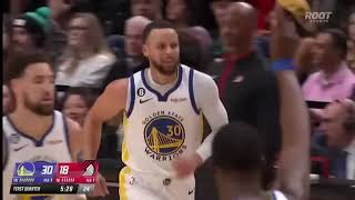 Golden State Warriors break the NBA record with 55 points in the first quarter