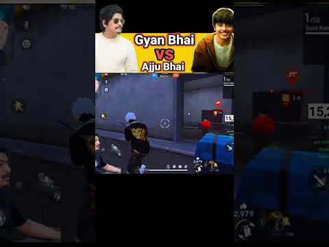Gyan Gaming VS Ajju Bhai 😱🔥।। @TotalGaming093 @GyanGaming #shorts #ashortaday #withshorts