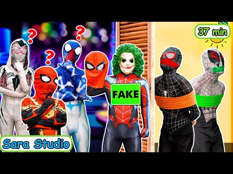 Spider-Man Disguise Plan || TEAM SPIDER-MAN vs BAD GUY JOKER || LIVE ACTION + MORE