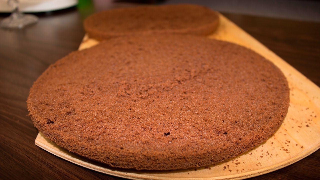 Шифоновый шоколадный бисквит. Рецепт / Chiffon chocolate cake. Recipe