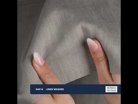 LINEN WASHED 230 gm2 GREY (youtube video preview)
