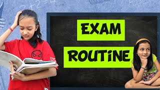 EXAM ROUTINE ⏰️🤒📘 | Aayu and Vanu Study Time 📚 | Exam Preparations | Exam Fever | Aayu and Vanu