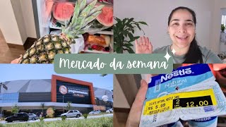 💸 SUPER COMPRA SEMANAL 🍉🥬🥩 COM PREÇOS 💰 TÁ CARO COMER BEM?