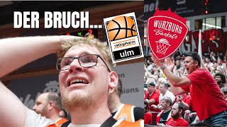 DER BRUCH IN LETZTER SEKUNDE...  ||| Ratiopharm Ulm vs Würzburg Baskets Vlog