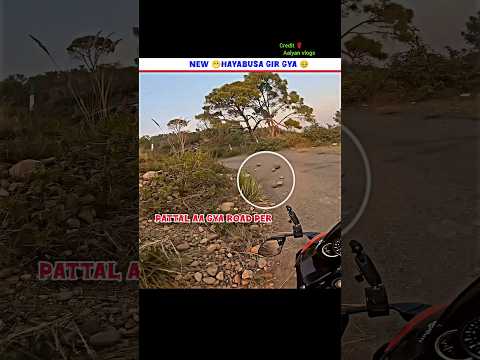new 😬 Hayabusa gir gyi 🥹|#shorts #viralvideo #motovlog