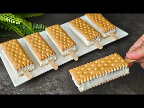 Solo 3 ingredienti! Non comprare più il gelato! Ricetta facile e semplice in 5 minuti