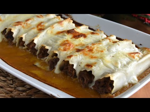 👌 Canelones de carrilleras muy fáciles ESTÁN BUENÍSIMOS !!!