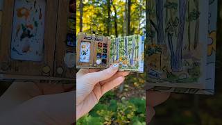 Tiny Watercolor #art #watercolor #paint #asmrart #beach #tinyart #pleinair #watercolour