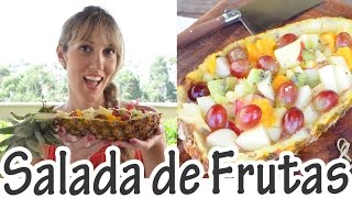 Salada de Frutas no abacaxi I VERÃO