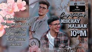 A sort story of @liveinsaan's 10M journey❤ || Collab with @mrandmrsobhodro