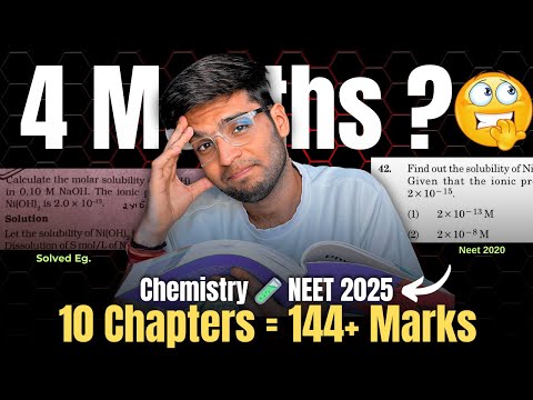 Make it🔥OR Break it💔Plan to SCORE 150+ In NEET 2025 Chemsitry🧪📚