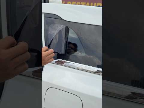 Car black sheshe install #caraccessories #reels #carlover #shorts