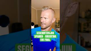 Segerrintervjun Spanien - Argentina VM-Final 2026