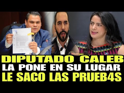 DIPUTADO CALEB NAVARRO DE EL SALVADOR DEJA EN RIDICULO A CLAUDIA ORTIZ LE PUSO LAS PRUEBAS