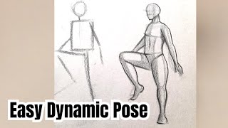 How to Draw Dynamic Figures Easily | Simple Tips For Action Poses & Movement | Figure Drawing