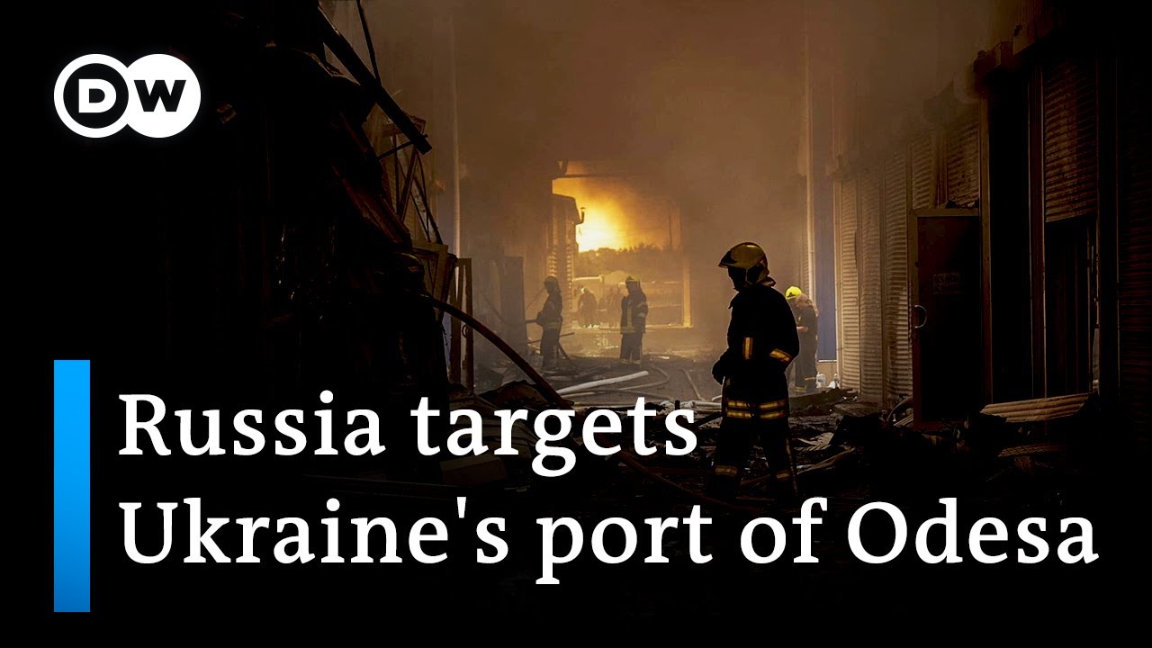 Ukraine: Odesa hit by ‘very powerful’ strikes for second night in a row | DW News