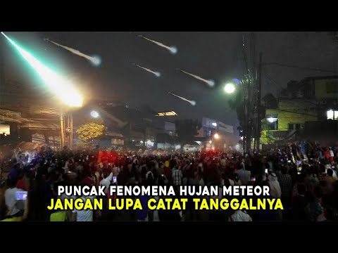 CATAT TANGGALNYA!! FENOMENA HUJAN METEOR AKAN TERJADI DI LANGIT INDONESIA DI BULAN JULI - AGUSTUS