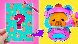 Déballage de pochettes surprises Capybara! D'adorables jouets et surprises à l'intérieur!
