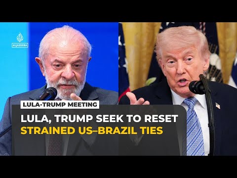 YouTube video thumbnail:  Lula to Meet Trump at White House to Reset Strained US–Brazil Ties