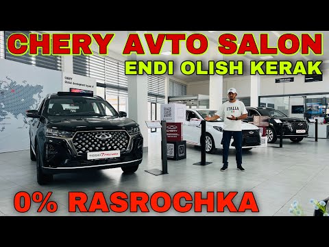 Chery avto Salon Samarqand.Bosh to’lov 15%,30%🔥 Foizsiz Bo’lib To’lash🔥