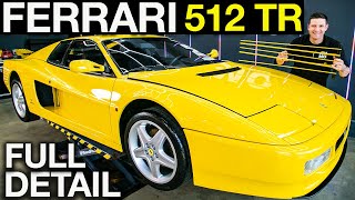 Rare Ferrari 512 TR Full Detail and Drive!