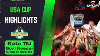 11U Champions! USA Cup Keeper Highlights!