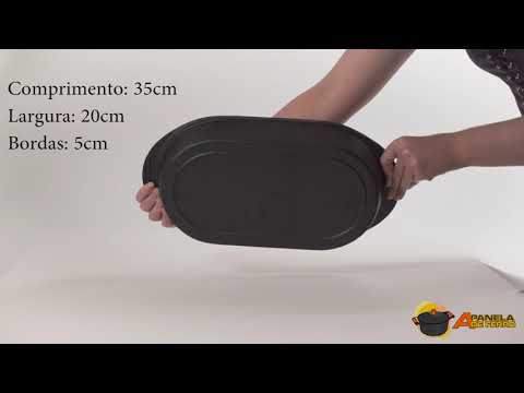 Assadeira Oval 35 x20 x 5cm LIB