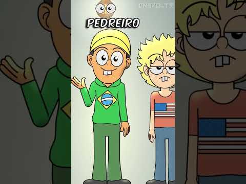 Português VS Inglês VS Alemão VS Chines VS Portugal !!! Animação Parte 1