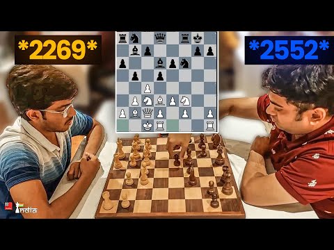 IM loses in an 18-move miniature against a GM - IM Sanket v GM Diptayan