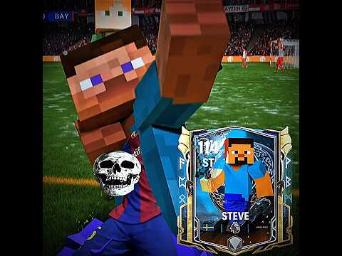 Minecraft X FC ☠️ #eafc24 #shorts #eafifa #fifamobile #fifa23 #fcmobile