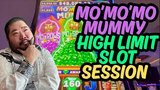 ULTRA RARE TRIPLE BONUS ON MO MO MO MUMMY!!! HARD ROCK AC!!!