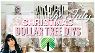 NEW! DOLLAR TREE DIYS | COZY CHRISTMAS COTTAGE’S CHRISTMAS IN JULY