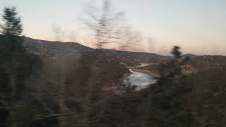 AMTRAK CA ZEPHYR Descending Into Denver Colorado