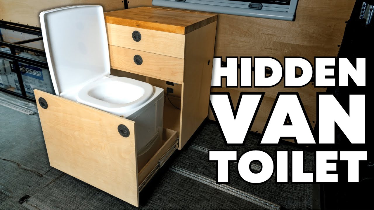 Building a Toilet Cabinet for a DIY Camper Van Conversion