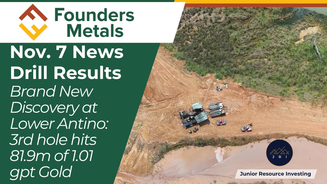 Founders Metals Does It Again: A Brand New Discovery at Lower Antino