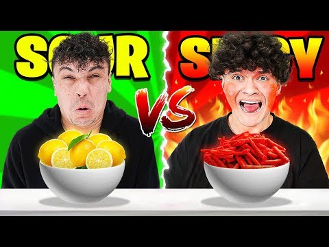SPICY FOOD VS SOUR FOOD CHALLENGE (EXTREME)