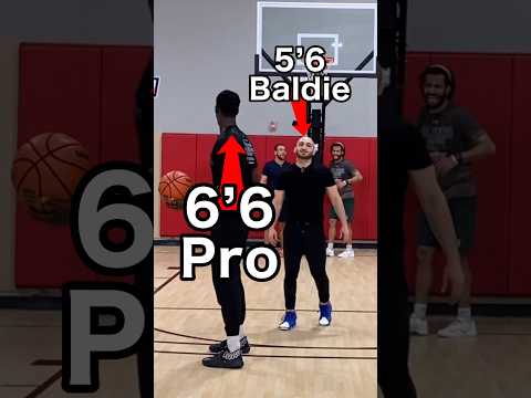6’6 PRO vs Bald Man #kingofthecourt #1v1basketball #probasketballplayer #3pointshooter #marthreenez