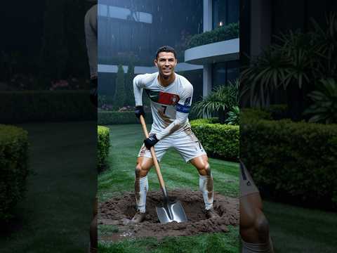 🕳️😱 Ronaldo Is Digging a Hole in His Garden… But It’s Not What You Think!