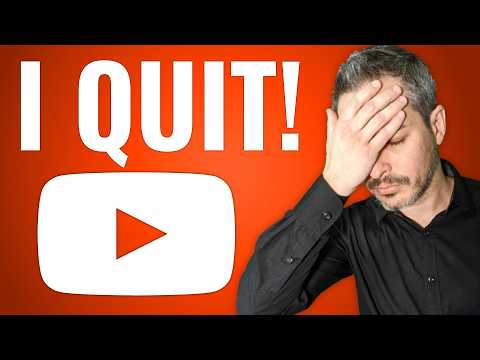 Why I'M QUITTING this channel ( after 8 years )