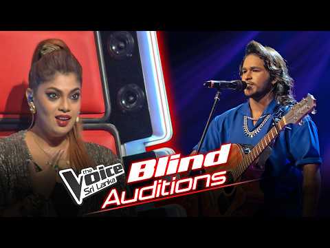 Sadith Seneth | Saragaye (සරාගයේ) | Blind Auditions | The Voice Sri Lanka