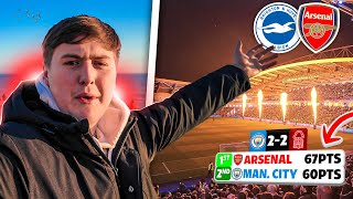 ARSENAL WIN & CITY DROP POINTS! 👀 | Brighton 0-1 Arsenal | Matchday Vlog