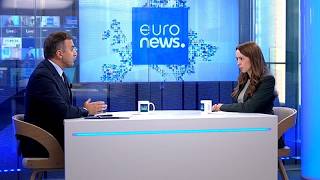 YouTube video thumbnail: Bigger EU Budget and Joint Borrowing Needed in ‘Turbulent Times’, Greek Minister Says