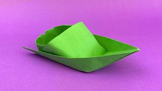 Comment fabriquer un bateau en origami ⛵