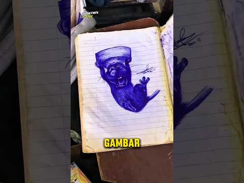 Ketika Buku PR Jadi Sketchbook‼️📚 #halunik #idekreatifterbaru