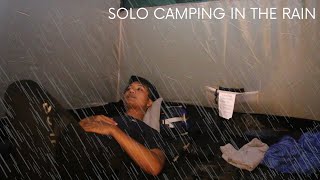 SOLO CAMP Di Bukit Indah Dengan Suara Hujan | ASMR