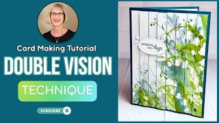 A Fun Technique + A Sneak Peek! Double Vision Card with the Valley in Bloom Suite
